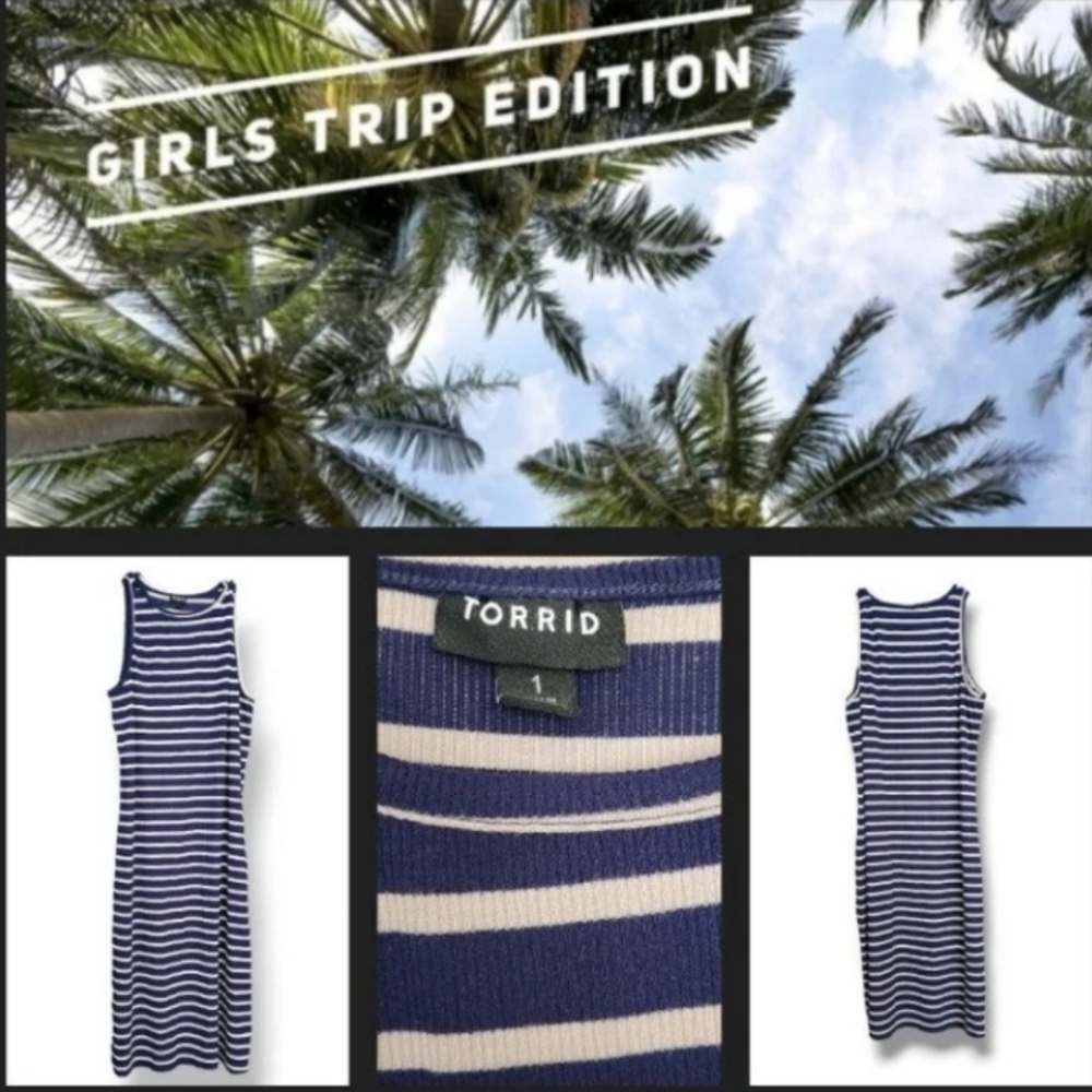 Girls Trip Edition: Torrid Striped Dress | Size 1X